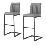 Ronan Leatherette Bar Stool - Set of 2