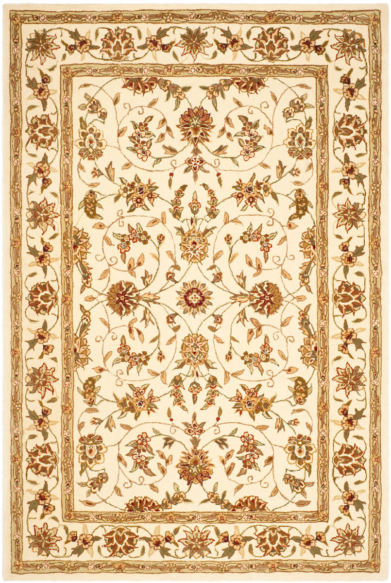 TD602 Luxurious Rectangle Rug - 100% Wool Pile, Handcrafted in China f
