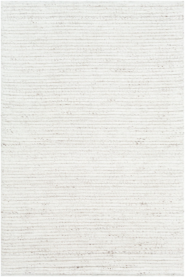 Tundra TDA-1000 Modern Polyester Rug TDA1000-810 White, Dark Brown 100% Polyester 8' x 10'