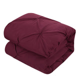 Hannah Burgundy King 10pc Comforter Set