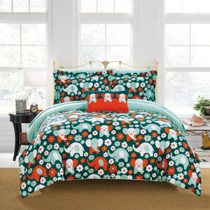 Elephant Reprise Full 8pc Comforter Set