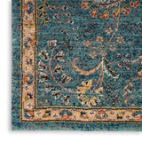 Nourison Nourison 2020 NR204 Persian Machine Made Loomed Indoor Area Rug Teal 8' x 10'6" 99446362582