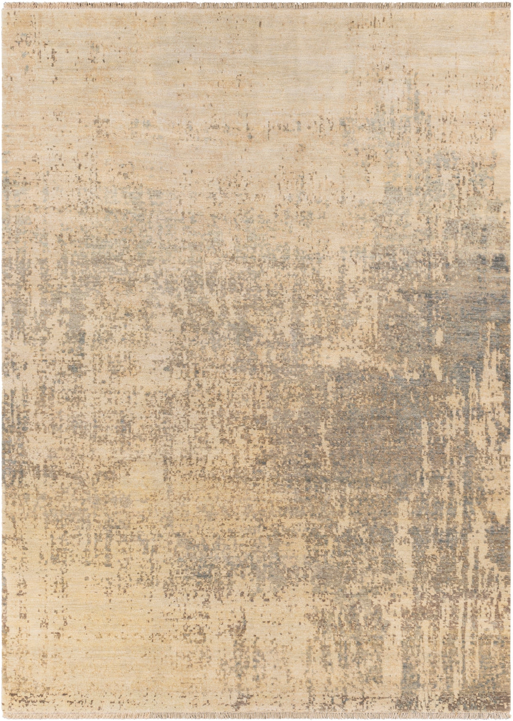 Trafalgar TFA-2300 Modern Wool Rug TFA2300-913 Camel, Charcoal, Cream, Light Gray 100% Wool 9' x 13'