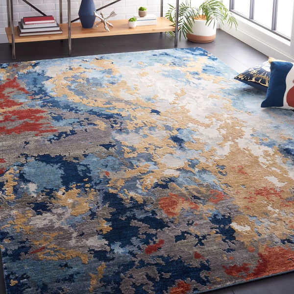 Safavieh Tiffany 607 Hand Knotted Viscose Contemporary Rug TFN607M-9