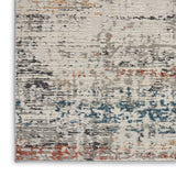 Nourison Rustic Textures RUS14 Painterly Machine Made Power-loomed Indoor Area Rug Light Grey Multi 9'3" x 12'9" 99446799302