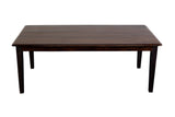 Porter Designs Sonora Solid Sheesham Wood Natural Dining Table Gray 07-116-01-801M