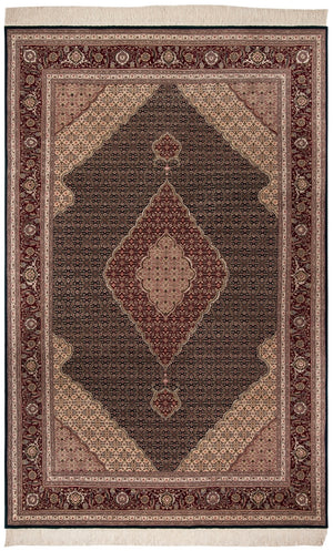 TH4 Luxurious Silk & Wool Pile Rectangular Rug – Exquisite Craftsmanship from China for Any Decor