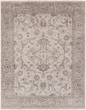 Theodora THO-3003 Traditional Viscose Rug THO3003-810 Medium Gray, Camel, Ivory 100% Viscose 8' x 10'