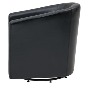 Hayden 360-Degree Swivel Tub Chair – Luxurious Bonded Leather, Sturdy Construction, Fully Assembled