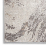 Nourison Sleek Textures SLE03 Machine Made Power-loomed Indoor Area Rug Brown/Ivory 7'10" x 10'6" 99446711571