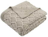 Petal Knit Throw