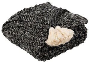 Pennie Knit Tassel Throw