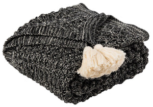 Pennie Knit Tassel Throw