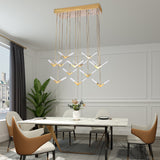 Bethel Gold LED Chandelier in Steel