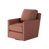 Fusion 21-02G-C Transitional Swivel Glider Chair 21-02G-C Geordie Clay Swivel Glider