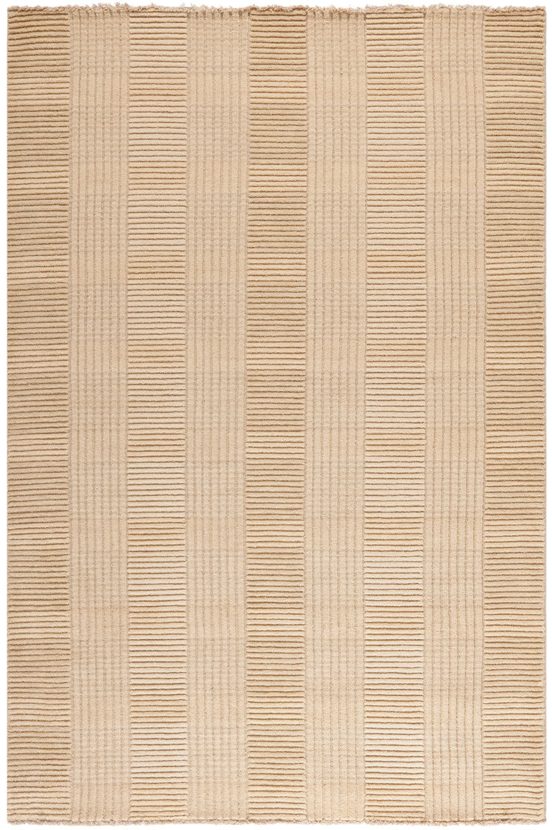 Tebbati Rugs Tibetan Hand-Knotted Rug - Classic Plaid Weave in High Mountain Wool f