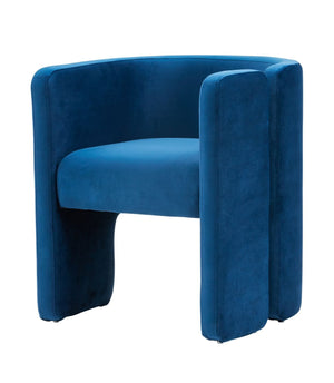 VIG Furniture Modrest Tirta Modern Blue Accent Chair VGRHAC-234-L-BLUE-CH