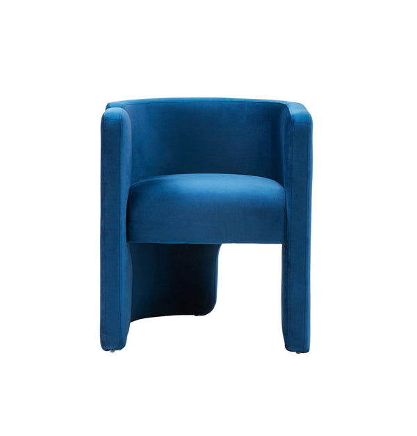 VIG Furniture Modrest Tirta Modern Blue Accent Chair VGRHAC-234-L-BLUE-CH