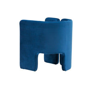 VIG Furniture Modrest Tirta Modern Blue Accent Chair VGRHAC-234-L-BLUE-CH
