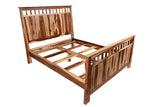 Kalispell Solid Sheesham Wood Queen Natural Bed