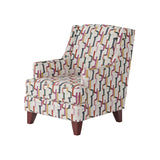 Fusion 260-C Transitional Accent Chair 260-C Fiddlesticks Confetti Accent Chair