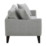 Porter Designs Asher Mid-Century Modern Modern Sofa Gray 01-33C-01-5202