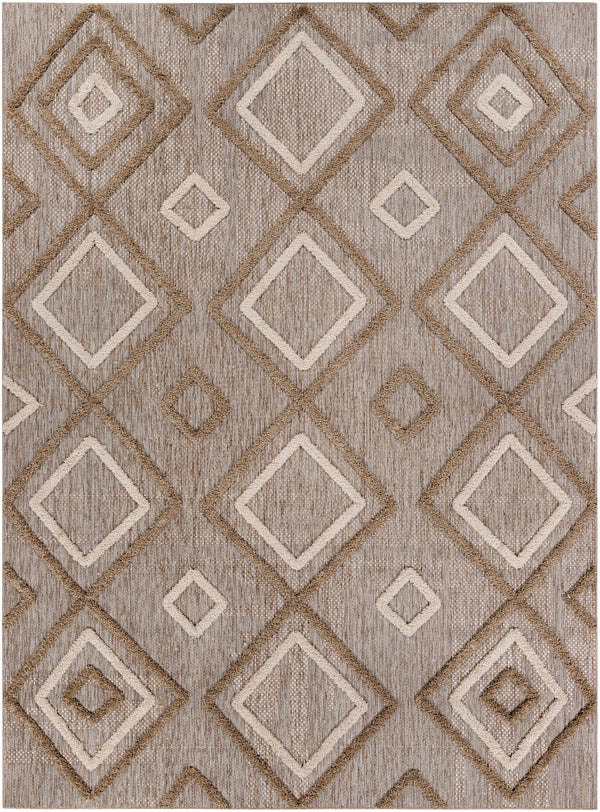 Toledo TLD-2305 Global Polypropylene Rug TLD2305-71010 Khaki, Cream, Taupe 100% Polypropylene 7'10" x 10'