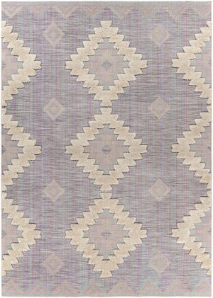 Toledo TLD-2309 Global Polypropylene Rug TLD2309-71010 Cream, Light Gray, Bright Pink, Saffron 100% Polypropylene 7'10" x 10'