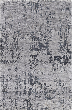 Talise TLE-1012 Modern Polyester Rug TLE1012-810 Charcoal, Medium Gray, Light Gray 100% Polyester 8' x 10'