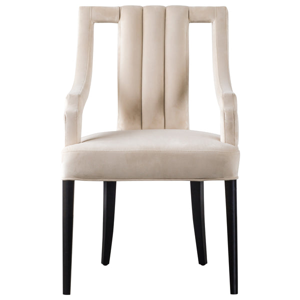 Viola Velvet Klismos Chair - Elegant Greek-Inspired Design with Black Birch Legs, Fully Assembled Style