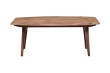 Porter Designs Fusion Solid Sheesham Wood Modern Coffee Table Natural 05-117-02-6740N
