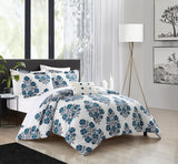 Chic Home Riley Comforter Set Blue Twin