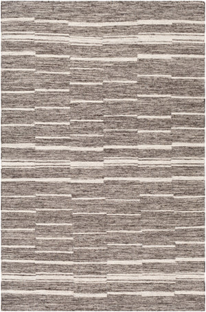 Tamaris TMI-2301 Modern Wool, Viscose Rug TMI2301-81012 Charcoal, Cream, Medium Gray, Light Gray 60% Wool, 40% Viscose 8'10" x 12'