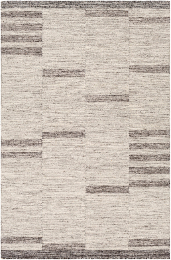 Tamaris TMI-2303 Modern Wool, Viscose Rug TMI2303-81012 Light Gray, Medium Gray, Cream, Charcoal 60% Wool, 40% Viscose 8'10" x 12'
