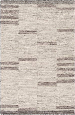 Tamaris TMI-2303 Modern Wool, Viscose Rug TMI2303-81012 Light Gray, Medium Gray, Cream, Charcoal 60% Wool, 40% Viscose 8'10" x 12'