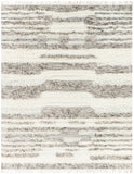 Tulum TMU-2300 Cottage NZ Wool Rug TMU2300-810 Light Gray, Cream, Dark Brown 100% NZ Wool 8' x 10'