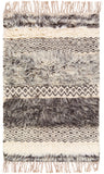 Tulum TMU-2302 Cottage NZ Wool Rug TMU2302-912 Cream, Medium Gray, Taupe, Dark Brown 100% NZ Wool 9' x 12'