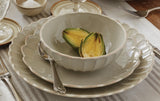French Perle Scallop 4-Piece Place Setting