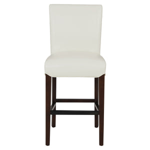 Milton Counter Stool - Elegant Bonded Leather Design with Sturdy Birch Frame and Contemporary Style