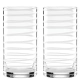 Charlotte Street White™ 2-Piece Highball Glass Set