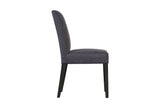 Porter Designs Enna Solid Wood Contemporary Dining Chair Gray 07-204C-02-D231-1