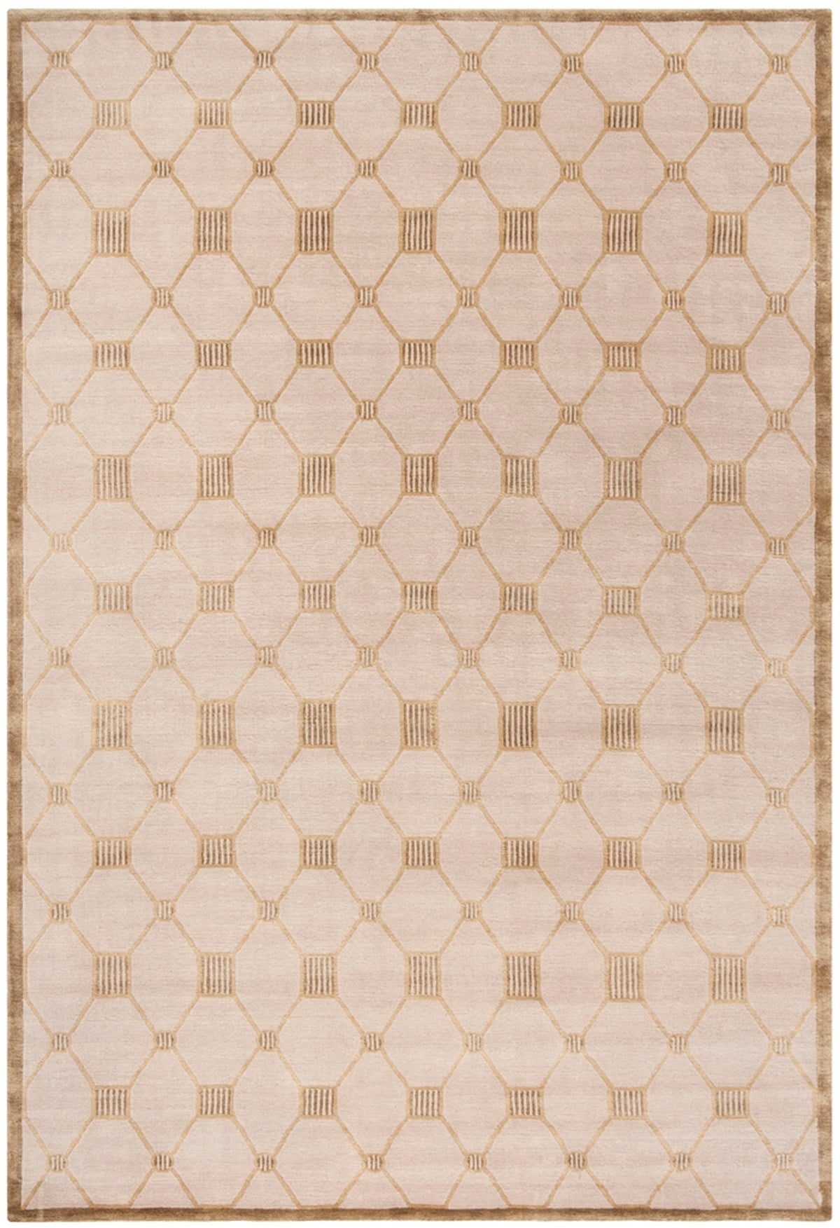 Thomas TOB873 Rectangle Rug - Luxurious Nepalese Silk & Wool Blend, El