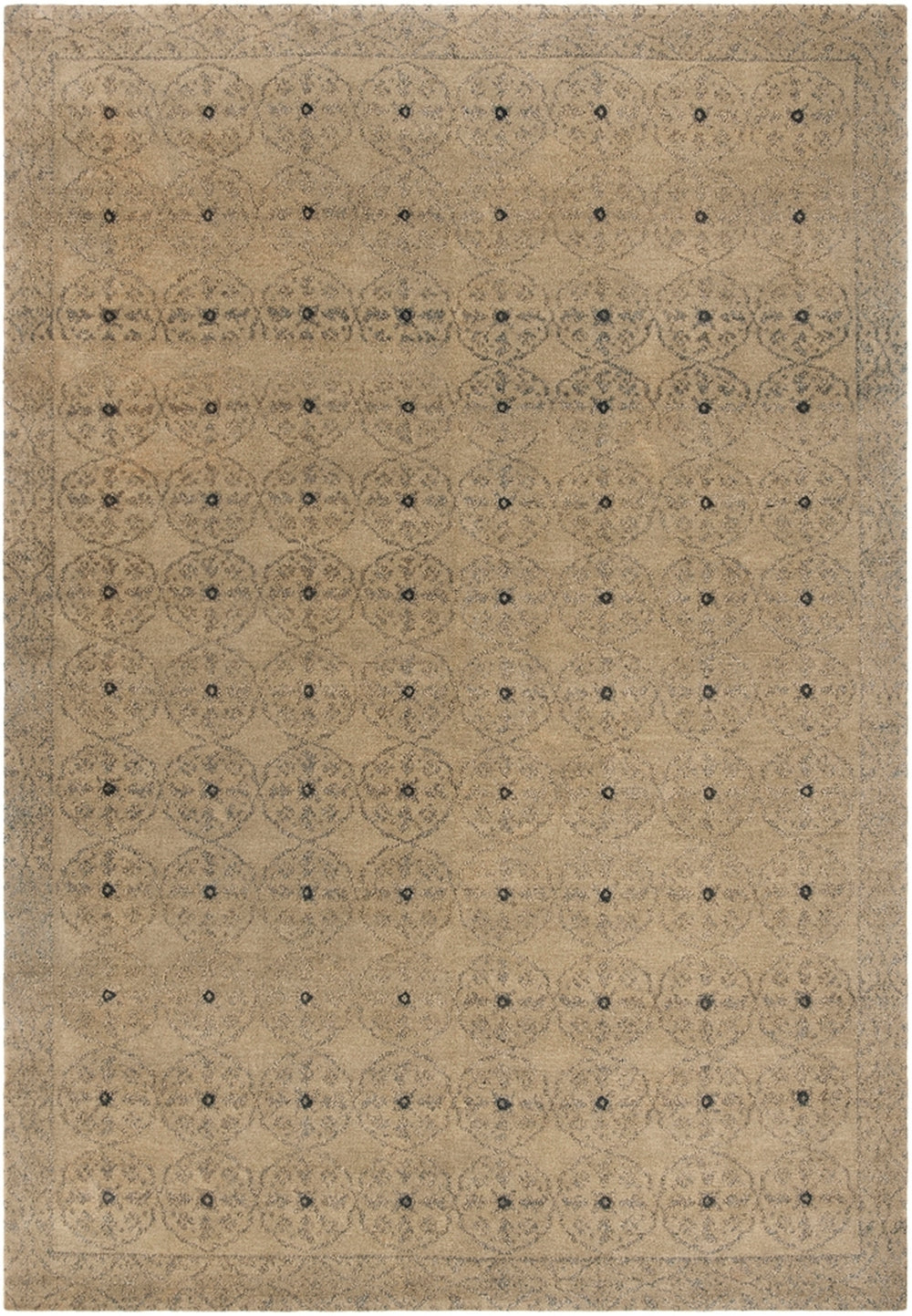 Thomas Caniato Hand Knotted Rug – Exquisite Wool and Silk Blend with Elegant Batik Design