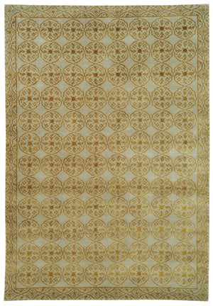 Thomas Caniato Hand Knotted Rug – Exquisite Wool and Silk Blend with Elegant Batik Design