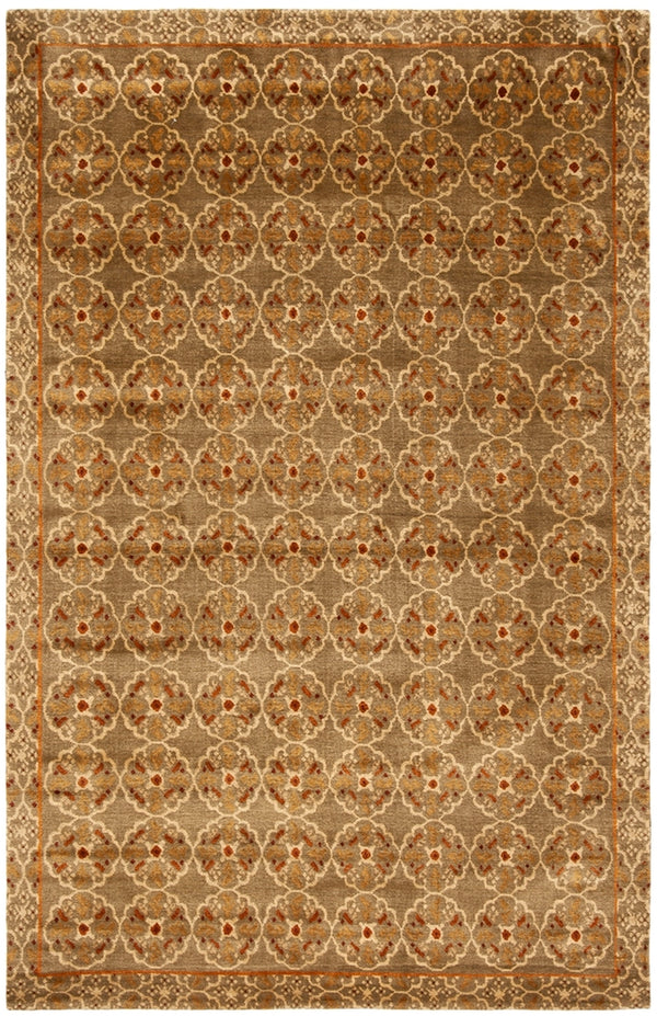 Thomas Caniato Hand Knotted Rug – Exquisite Wool and Silk Blend with Elegant Batik Design