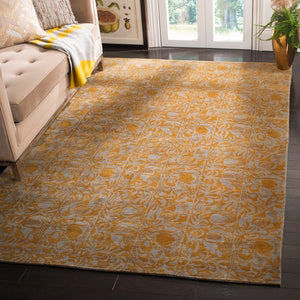 Tulip Luxurious 100 Knot Wool & Silk Rectangle Rug Handcrafted in Nepal for Elegant Interiors