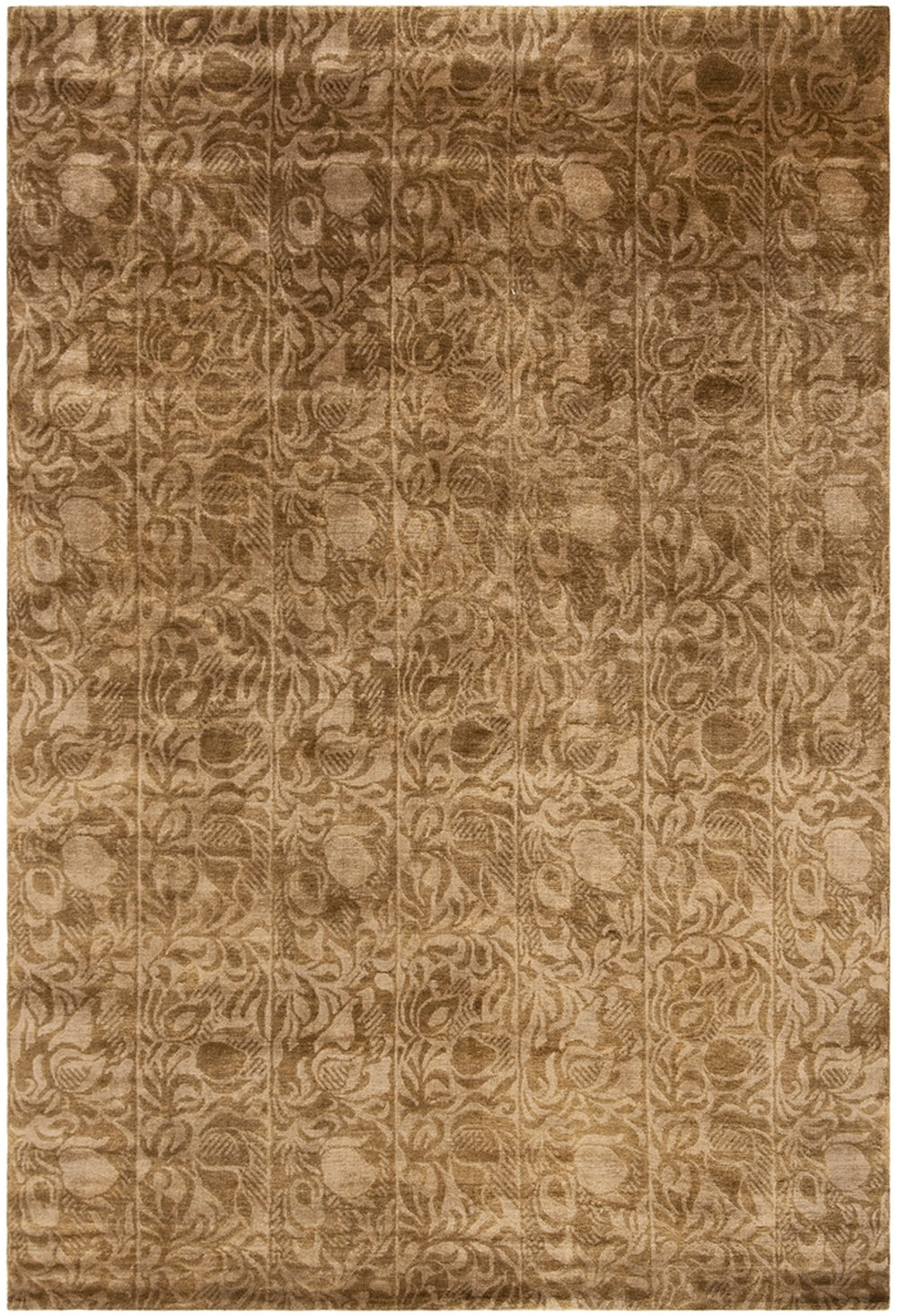 Thomas Luxurious Handcrafted Rectangle Rug in 100 Knot Wool and Silk from Nepal - Elevate Your Space!