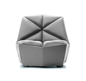 VIG Furniture Divani Casa Tomlin - Contemporary Grey Woven Fabric Accent Chair VGODZW-20092-GRY-CH
