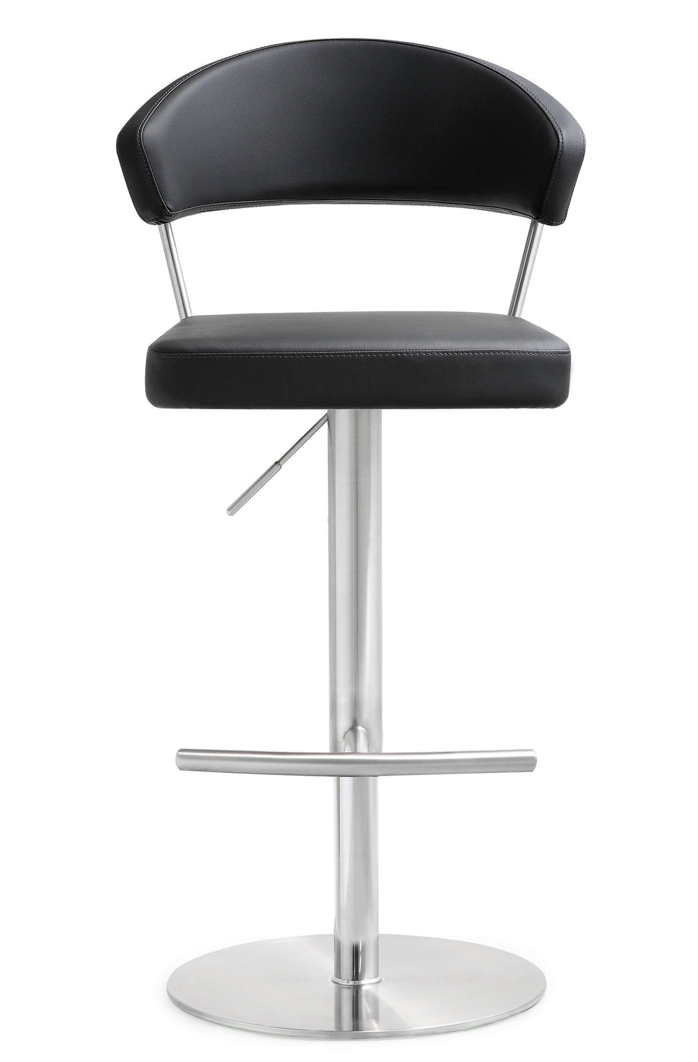 Cosmo Black Stainless Steel Barstool
