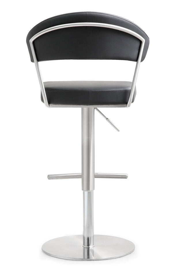 Cosmo Black Stainless Steel Barstool